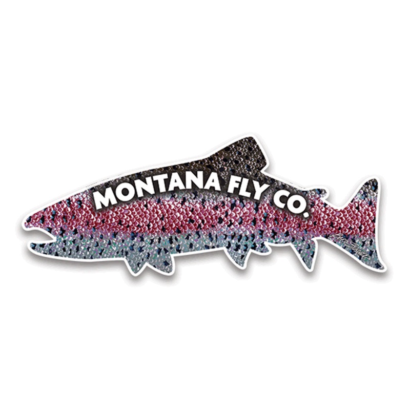 MFC Die Cut Fish Sticker – Sundell’s Rainbow Trout Skin (6in. X 2.25in.)