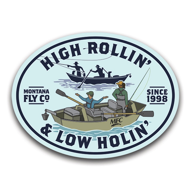 MFC Oval Sticker – Low Holin’ (4.5in. X 3.5in.)