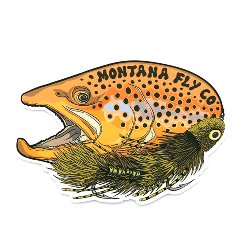 MFC Signature Sticker – Brown and Dungeon (5in. X 3.5in.)