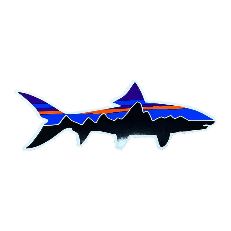 Patagonia Fitz Roy Bonefish Small Sticker