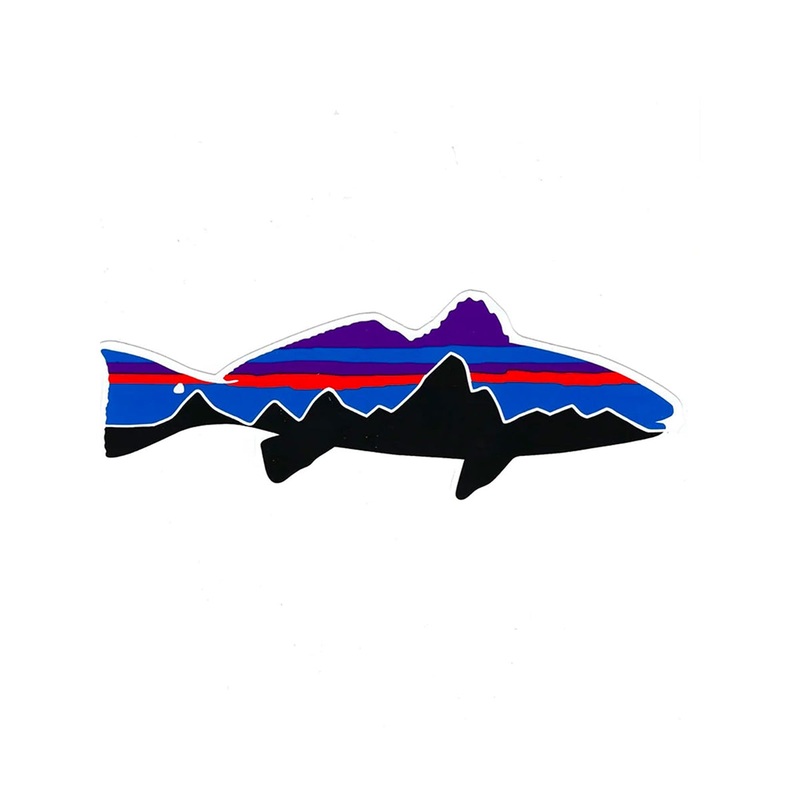 Patagonia Fitz Roy Redfish Small Sticker