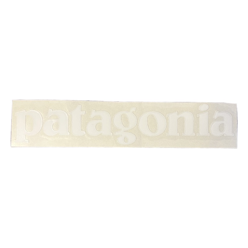 Patagonia White Logo Small Sticker