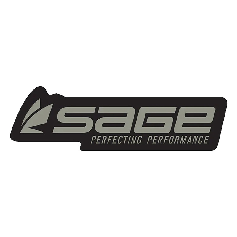 SAGE Logo Decal Steel/Black Sticker