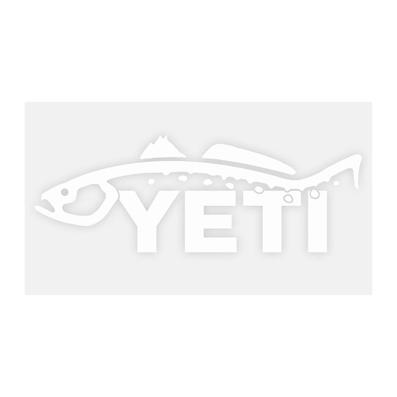 YETI Trout Window Decal Sticker