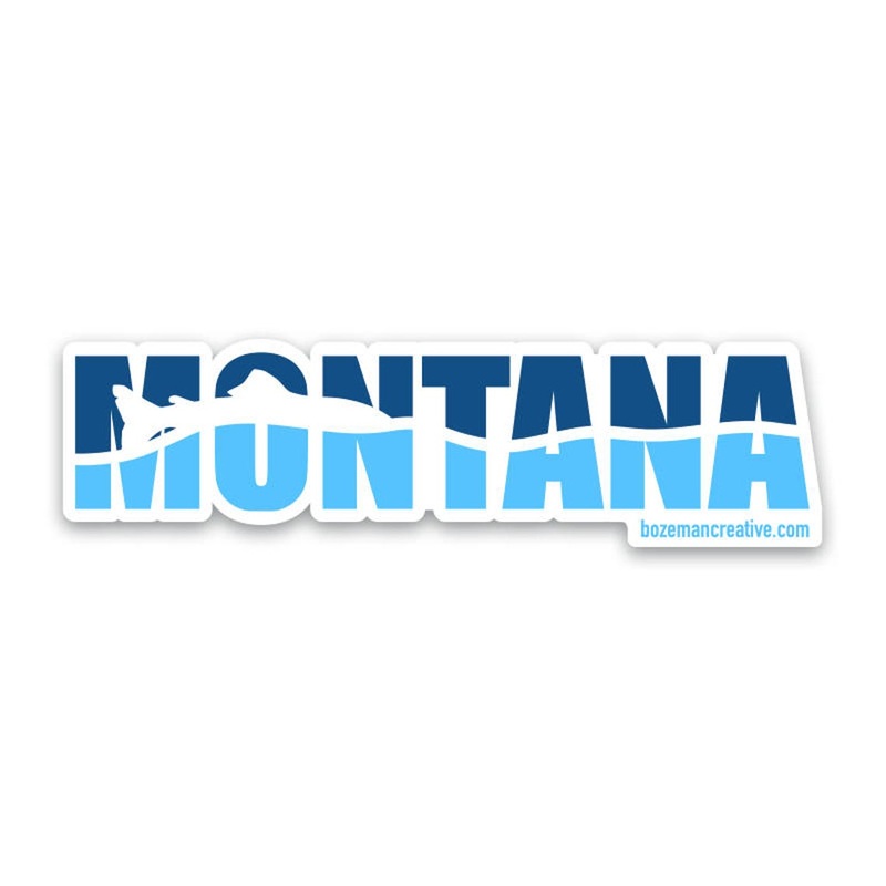 Fishin’ Montana Sticker
