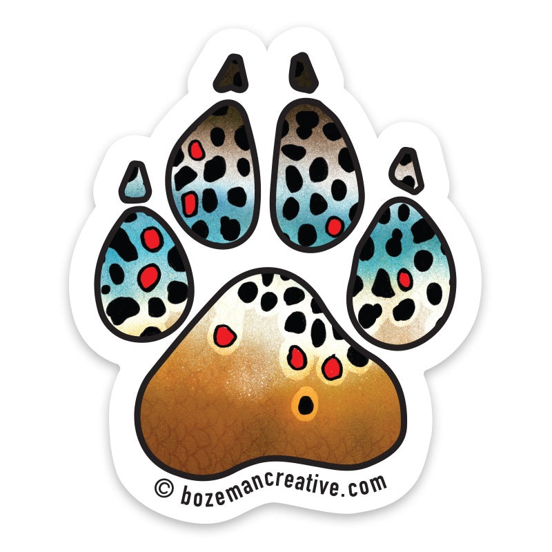 Fishing Buddy Brown Trout Sticker