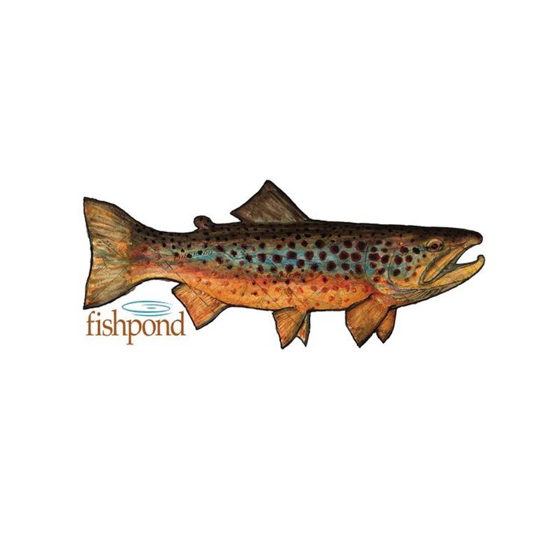 Fishpond Local Sticker 6″