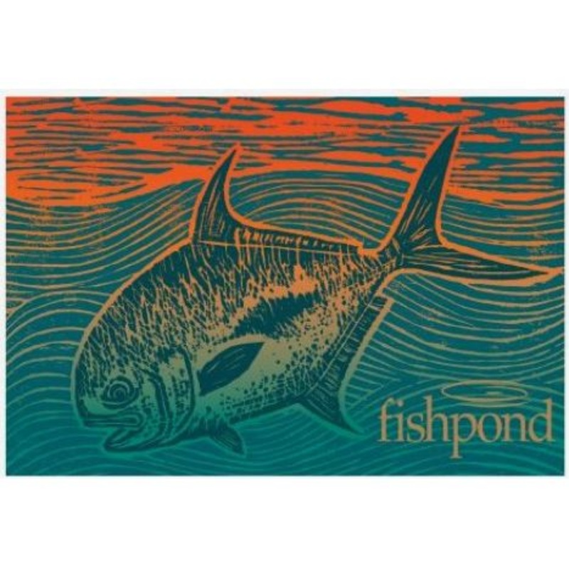 Fishpond Permit Paradise 5″ Sticker