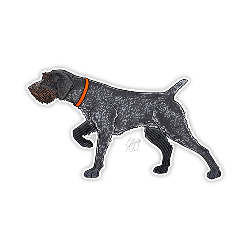 German Wiredhaired Pointer Sticker