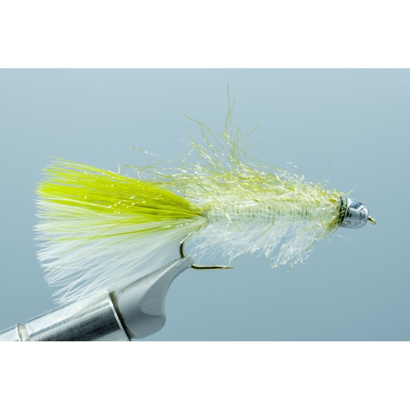 Hef’s Shiny Bugger Olive/White #4