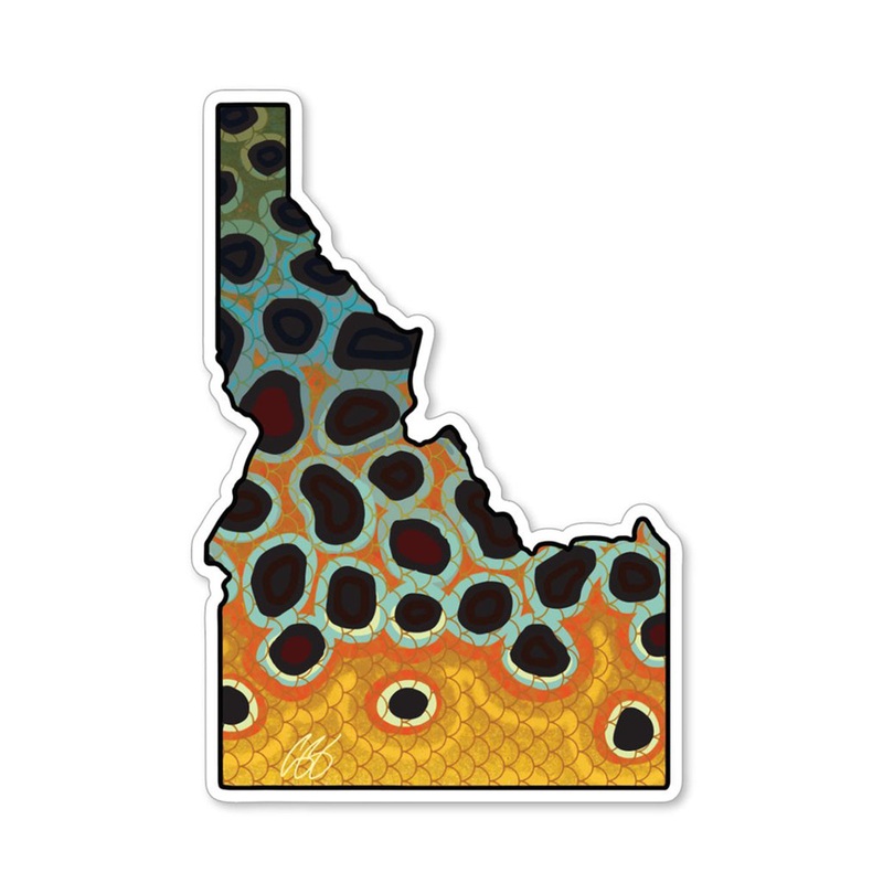 Idaho Brown Sticker