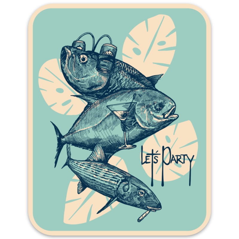 Let’s Party Sticker