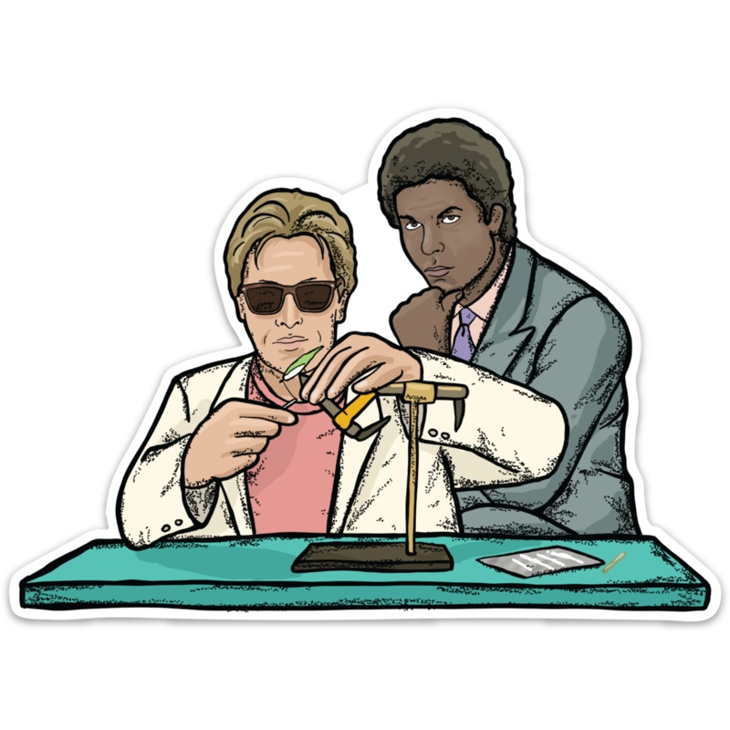 Miami Vise Sticker