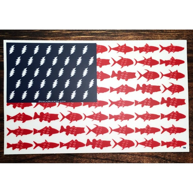 Pesca Muerta ‘Merica Sticker