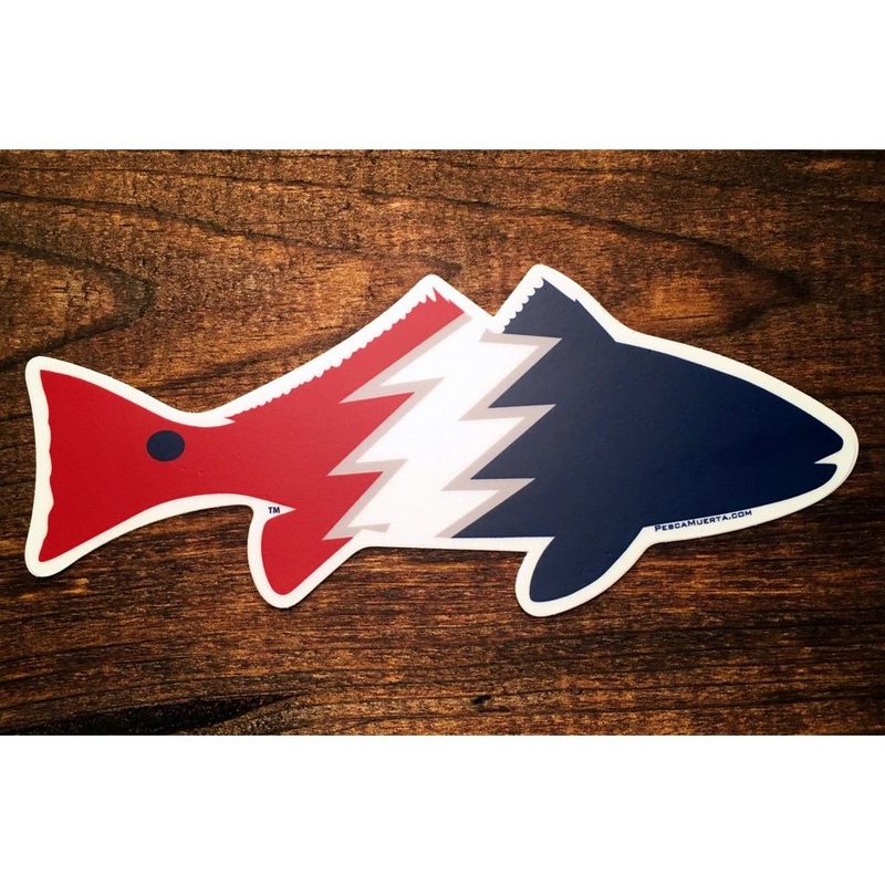 Pesca Muerta Redfish Sticker – Grateful