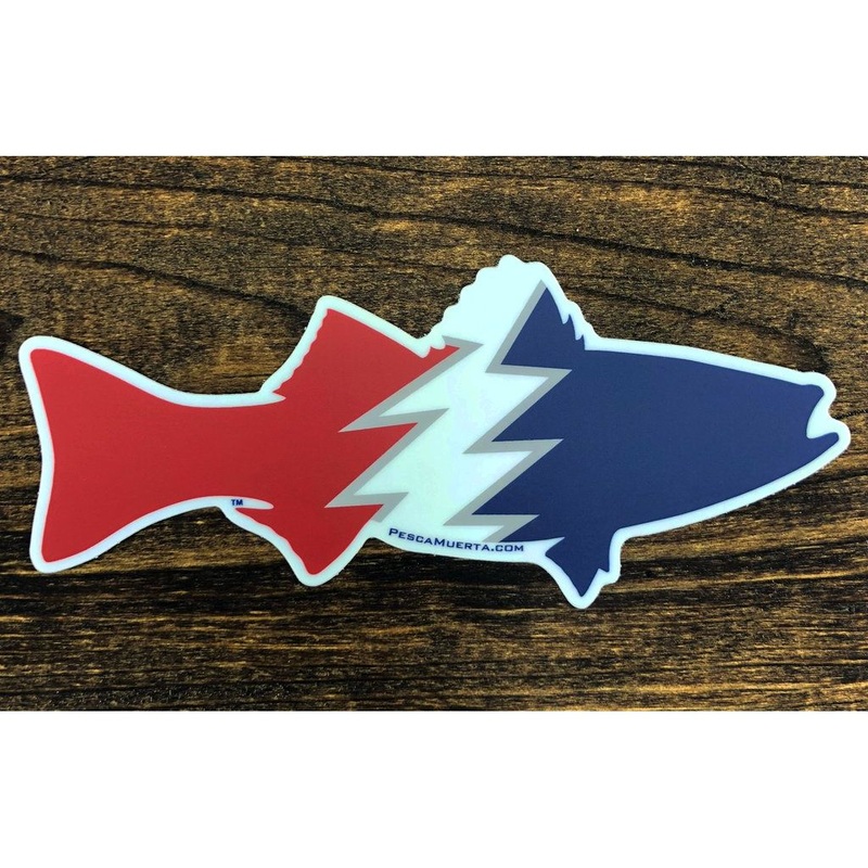 Pesca Muerta Striper Sticker – Grateful