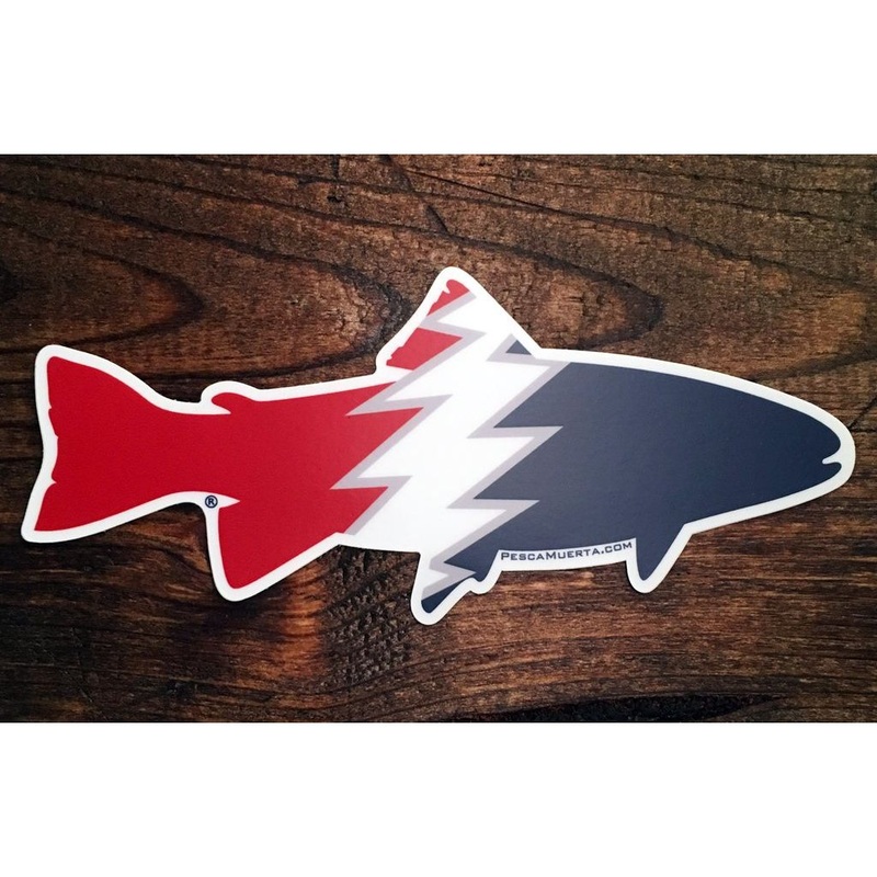 Pesca Muerta Trout Decal – Grateful