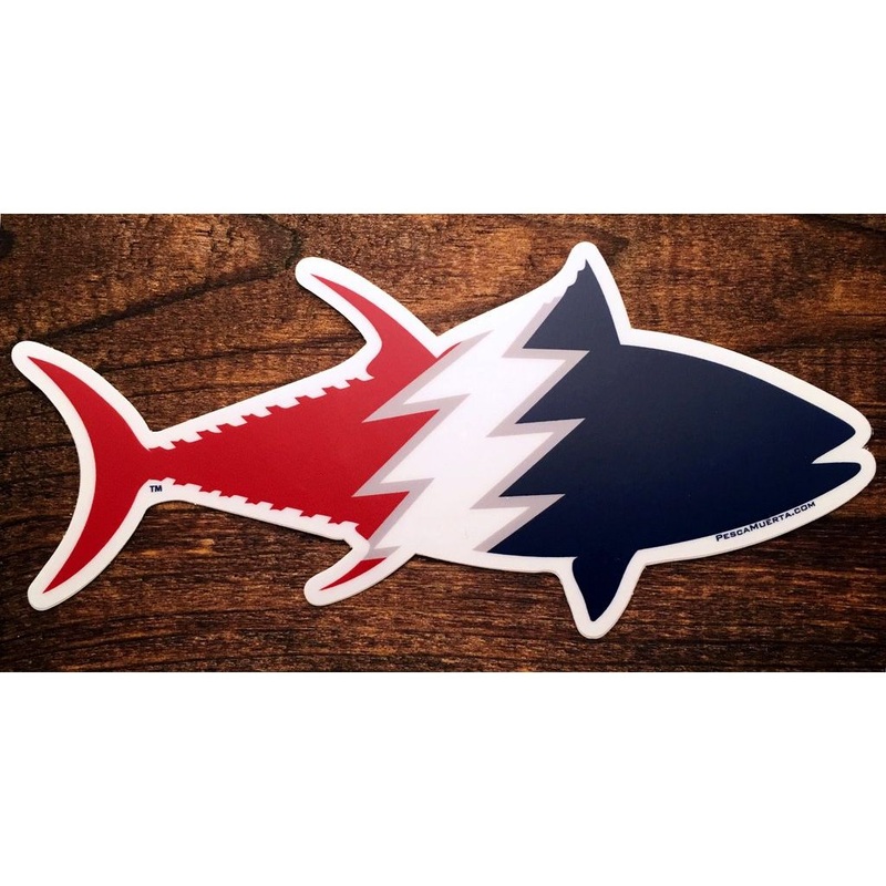 Pesca Muerta Tuna Sticker – Grateful