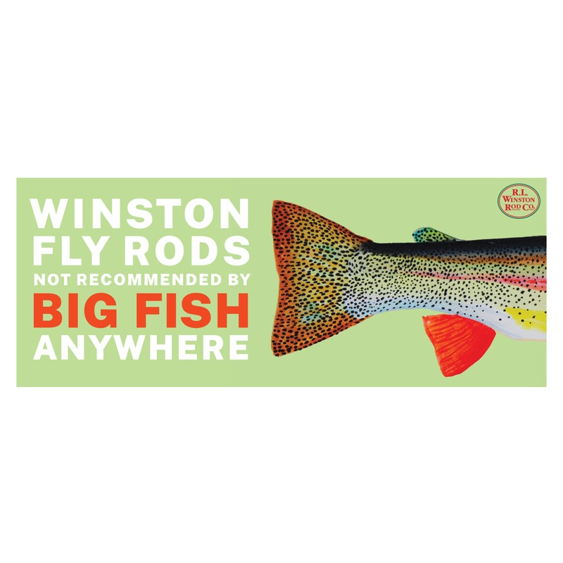 R.L. Winston Boat Sticker Not Recommended