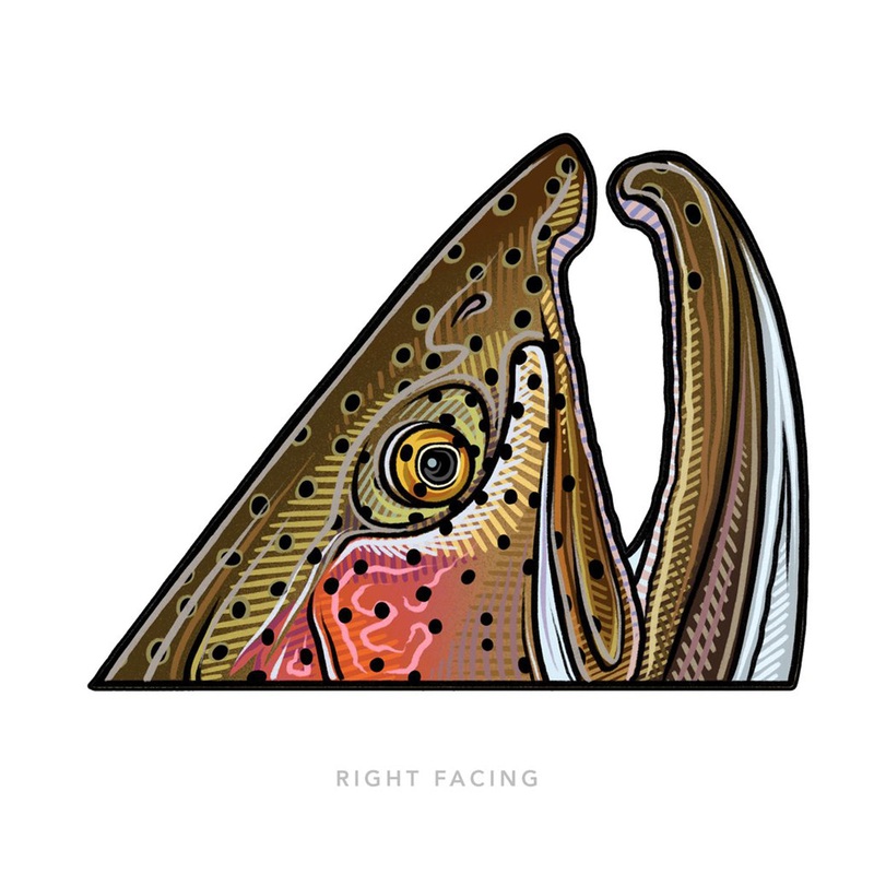 Rainbow Rise Right Sticker