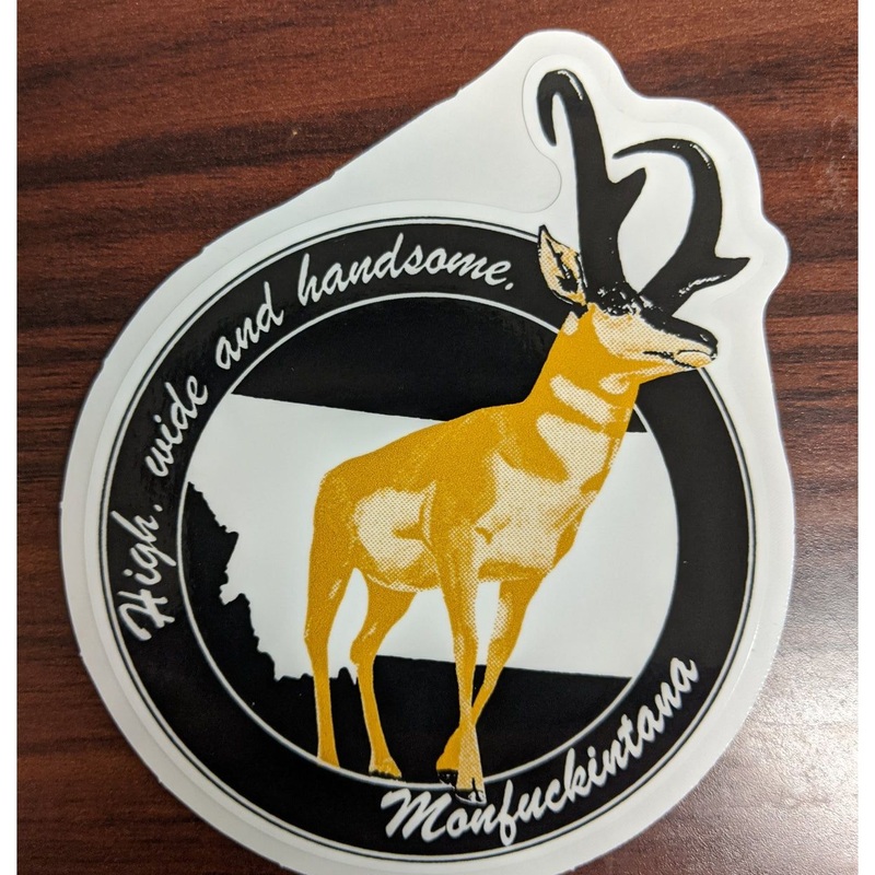 Statriot Designs High Wide & Handsome Pronghorn Sticker