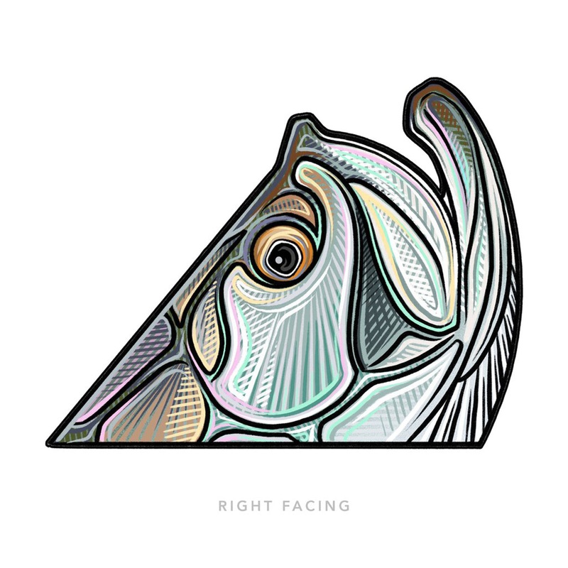 Tarpon Roll Right Sticker