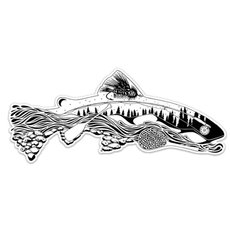 The Remedy – Elements of Fly Fishing Sticker