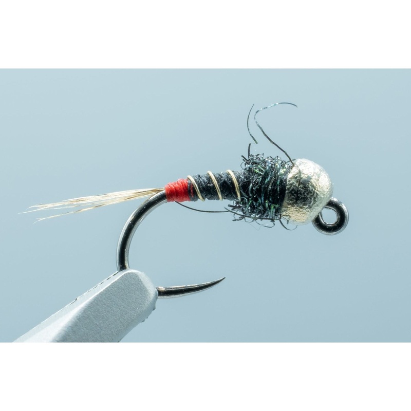 French Nymph Black/Red #18 2.8mm