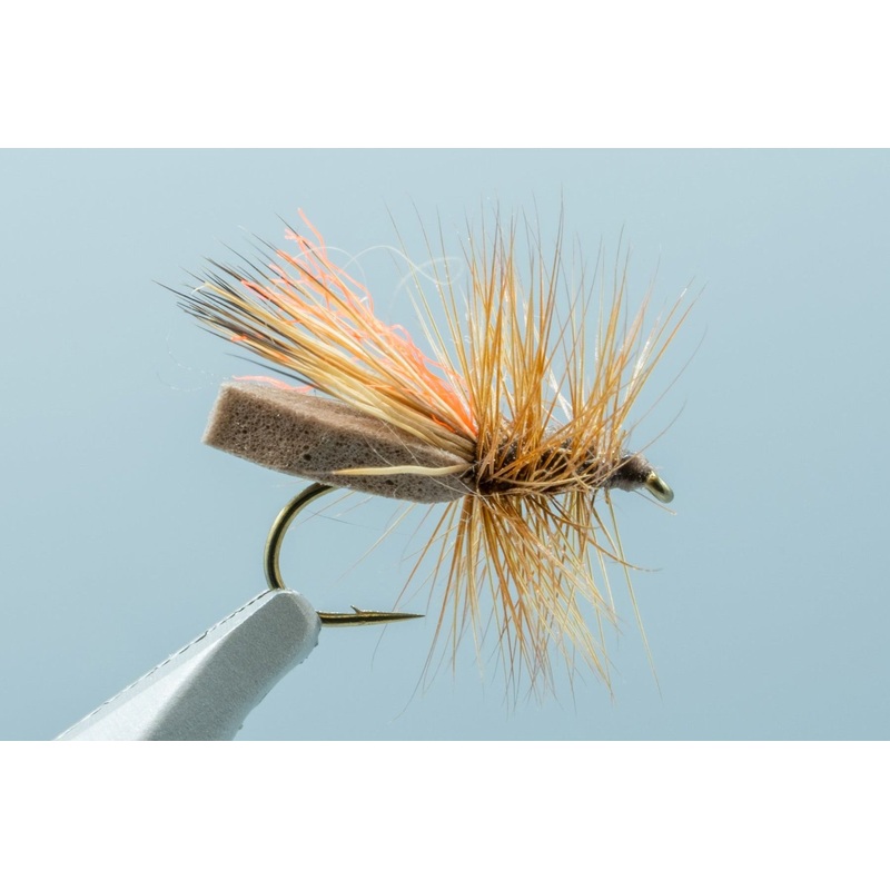 Hi Vis Foam Caddis Brown #14