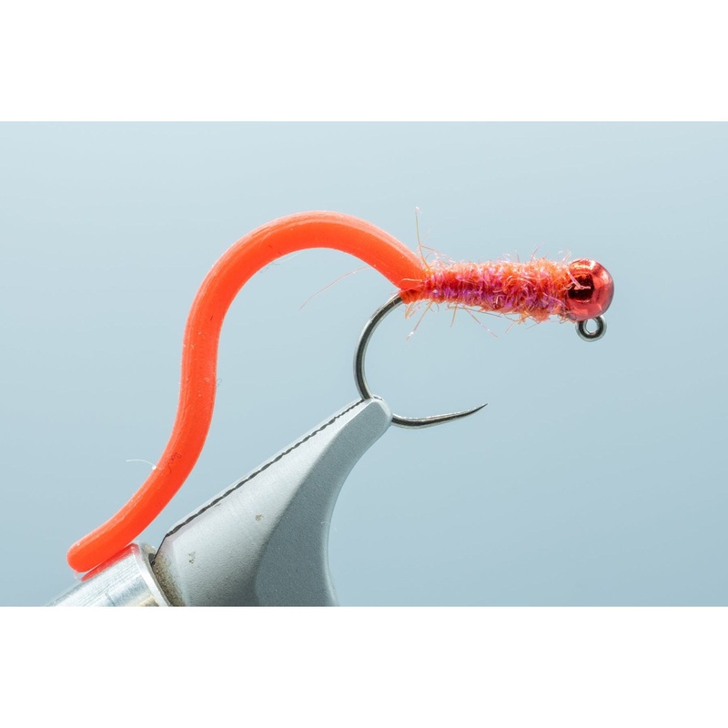 Jig Wonky Worm Red #10