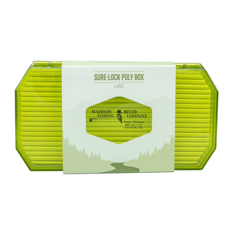 MRFC Sure-Lock Poly Ridge Foam Fly Box Green Large