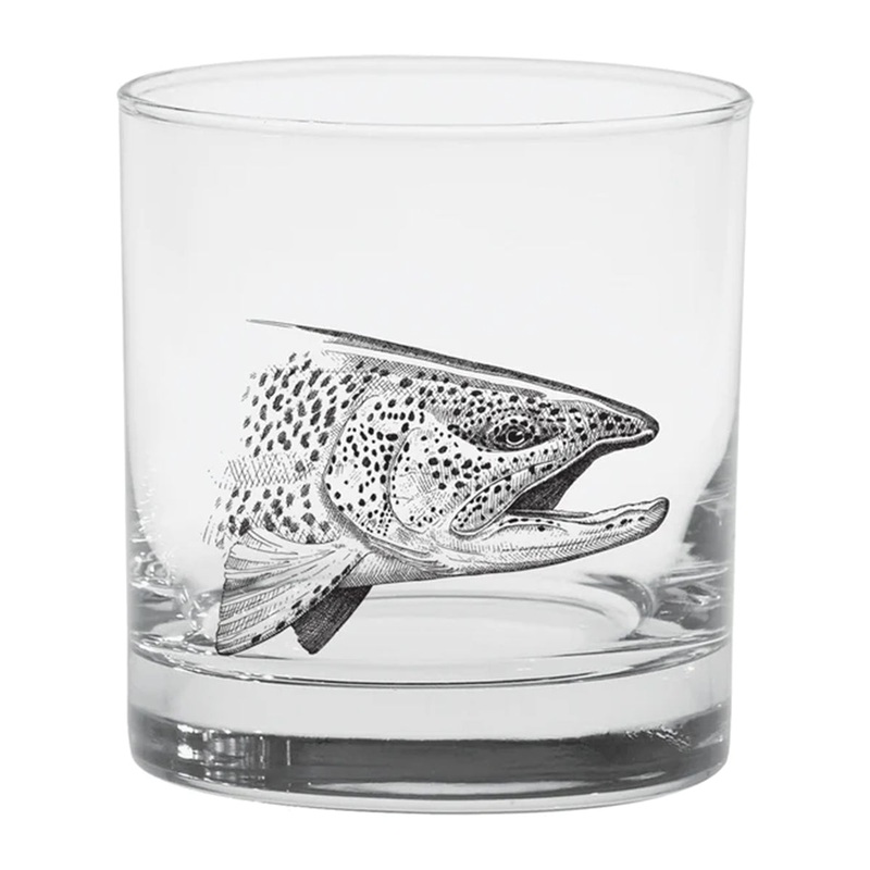 Rep Your Water Crystal Old Fashioned Glass Big Bow