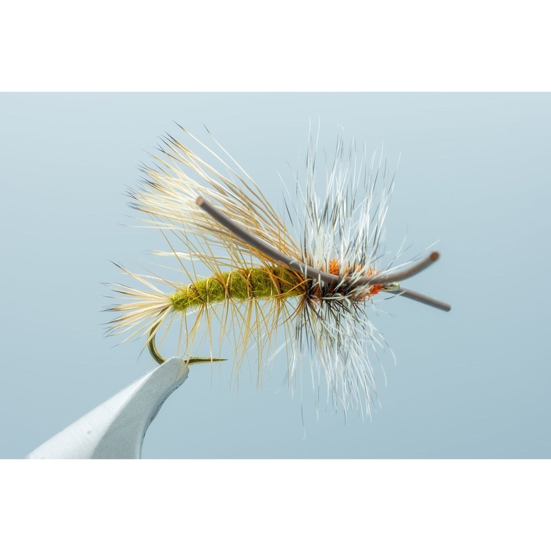 Stimulator Olive/Orange Brown Rubber Leg #10 – 1 Doz.