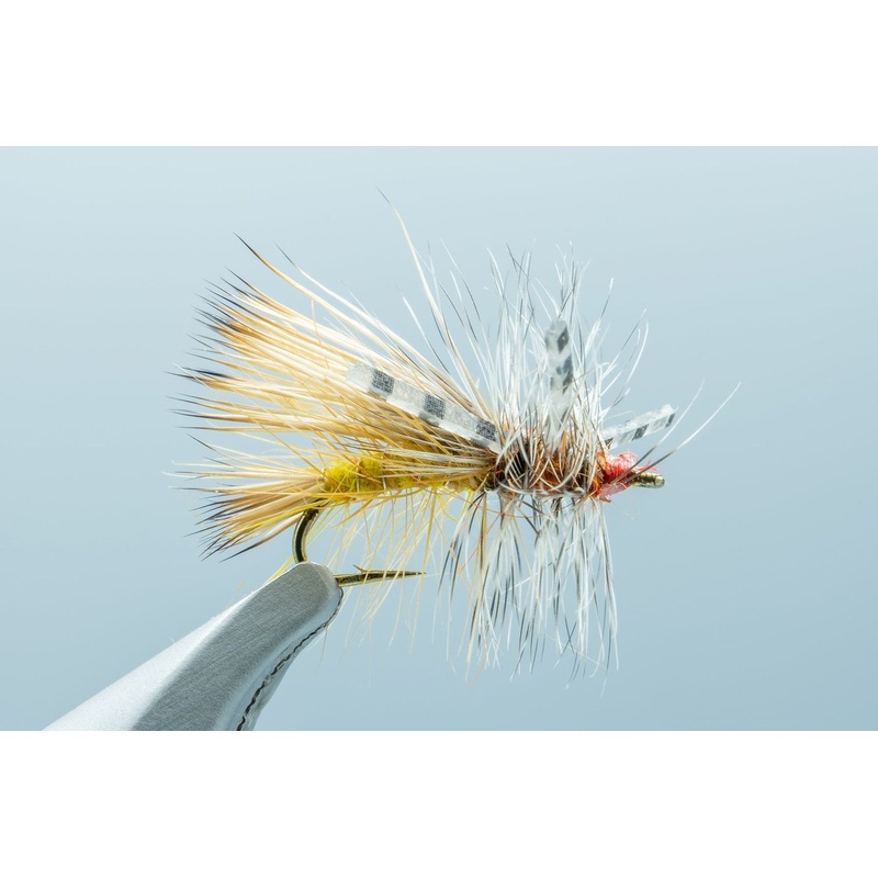 Stimulator Yellow/Orange Black & Gray Rubber Leg #16 – 1 Doz.