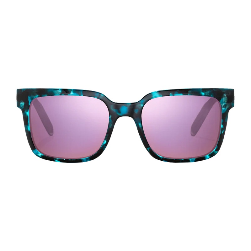 Bajio Paila Blue Tortoise Gloss Rose Mirror Glass