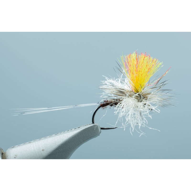 Hi-Vis Rusty Spinner Barbless #16