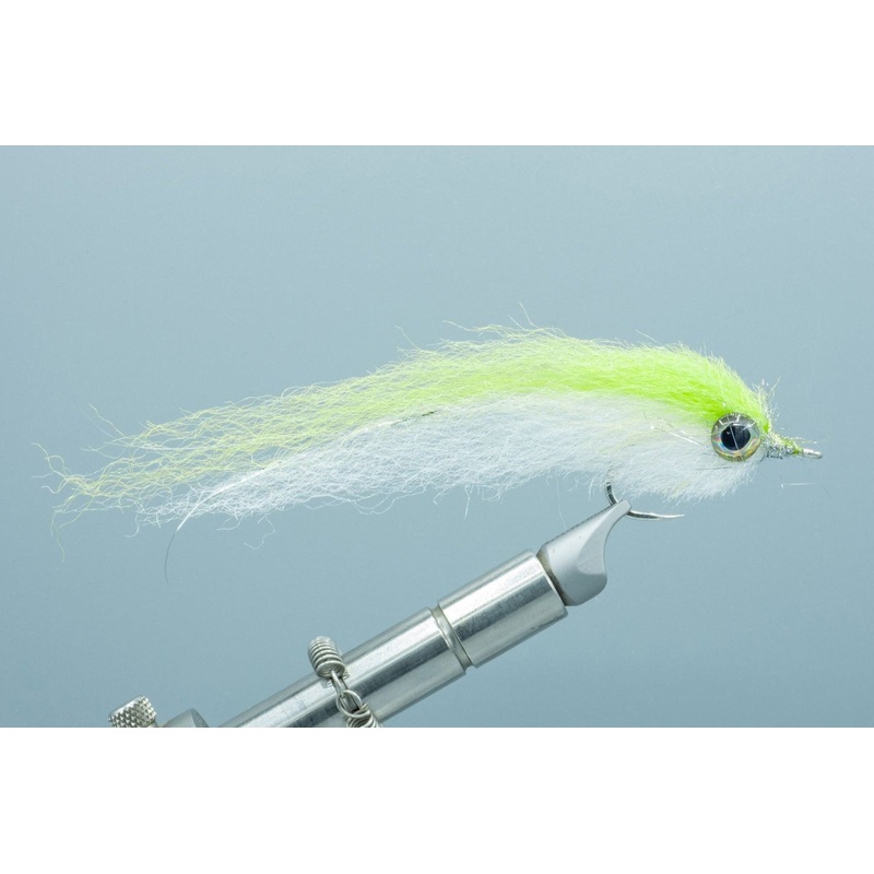 Salty Mullet Chartreuse & White #2/0