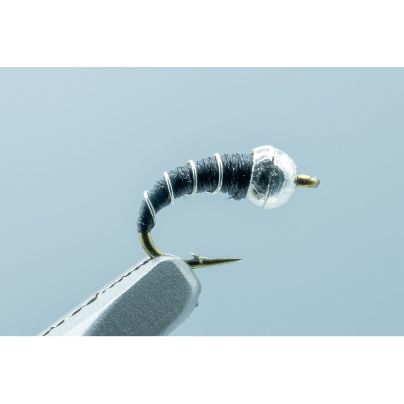 Tungsten Zebra Midge Black
