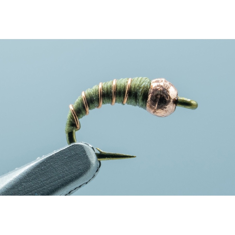 Tungsten Zebra Midge Olive