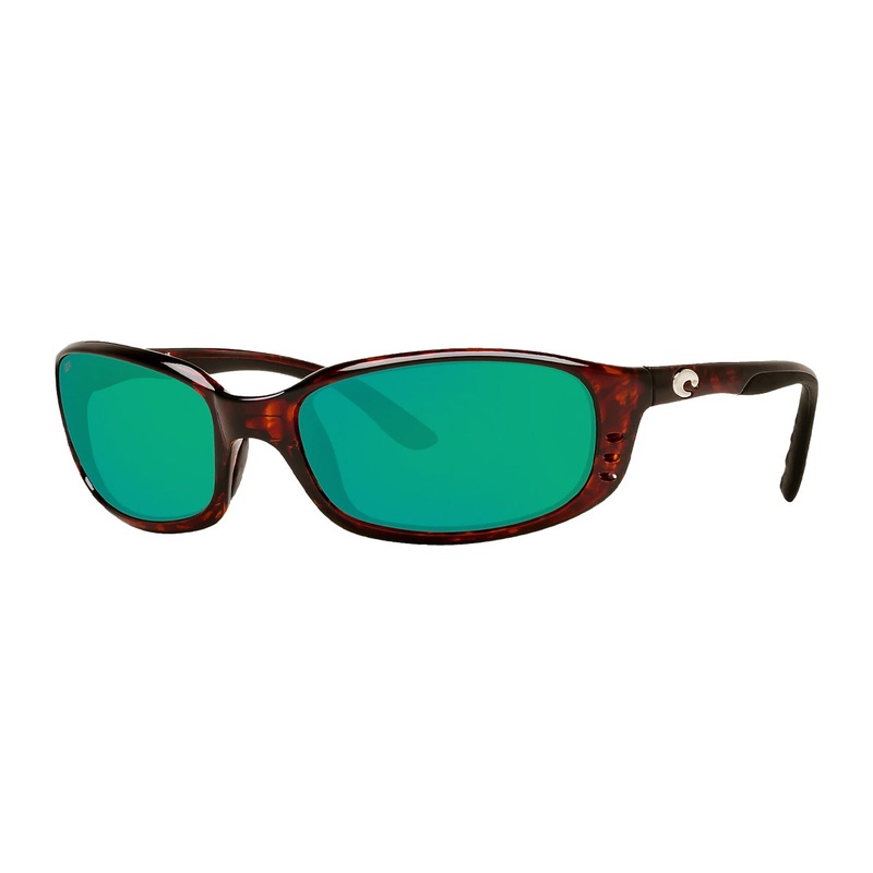 Costa Brine Sunglasses Green Mirror Tortoise 580P C-Mate