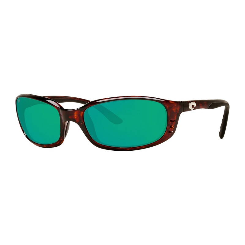 Costa Brine Sunglasses Tortoise Green Mirror 580P C-Mate +