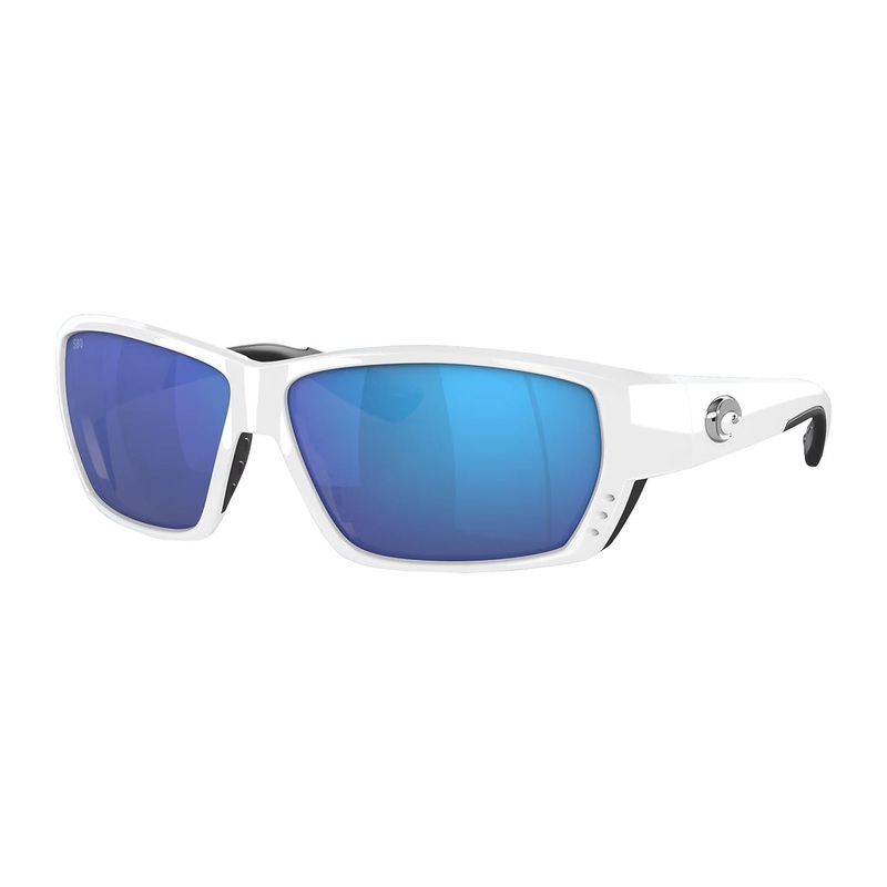 Costa Tuna Alley Sunglasses White Blue Mirror 580G