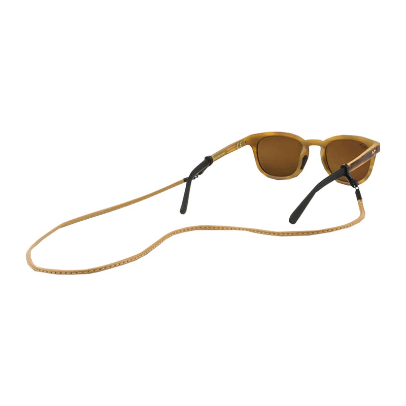 Croakies Sewn Leather Cords Tan Spec End
