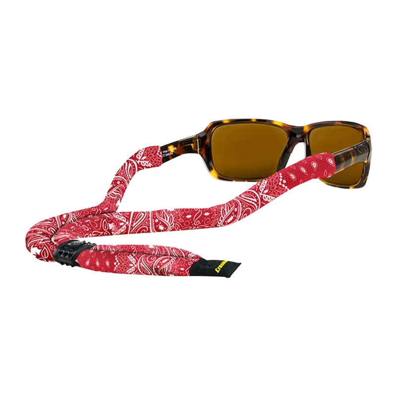Croakies Suiters Print Bandana Red Ht