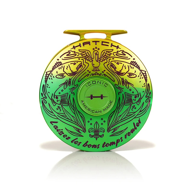 Hatch Iconic 9 Plus Fly Reel Custom Red Fish Reel