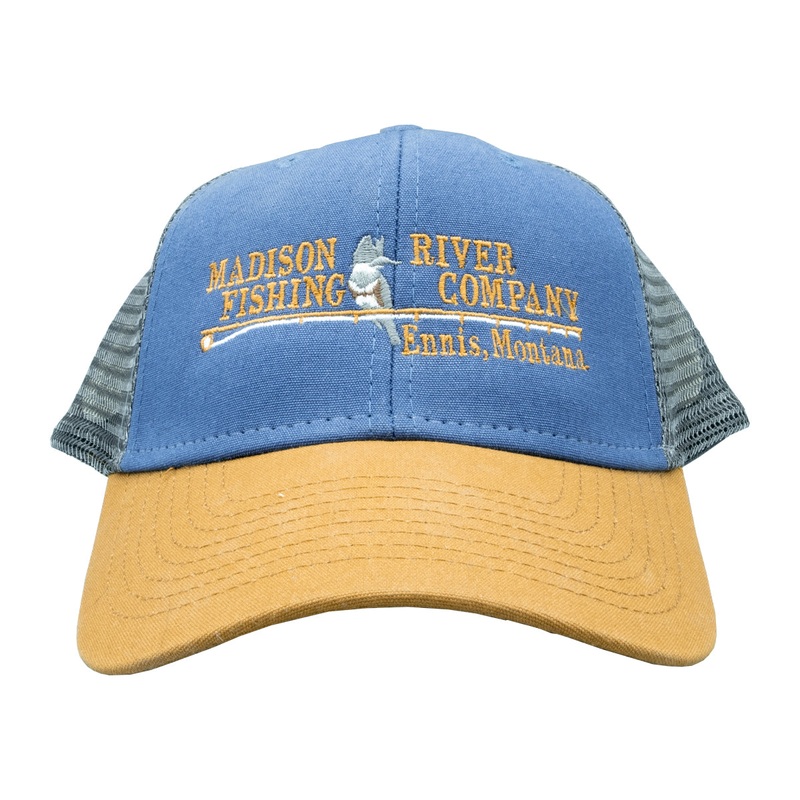 MRFC Logo Industrial Mesh Trucker Navy/Grey/Lumber