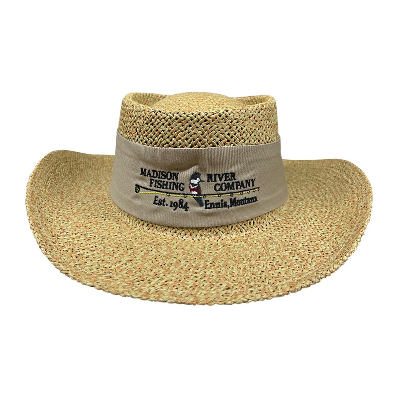 MRFC Logo The Albatross Straw Hat Khaki Band