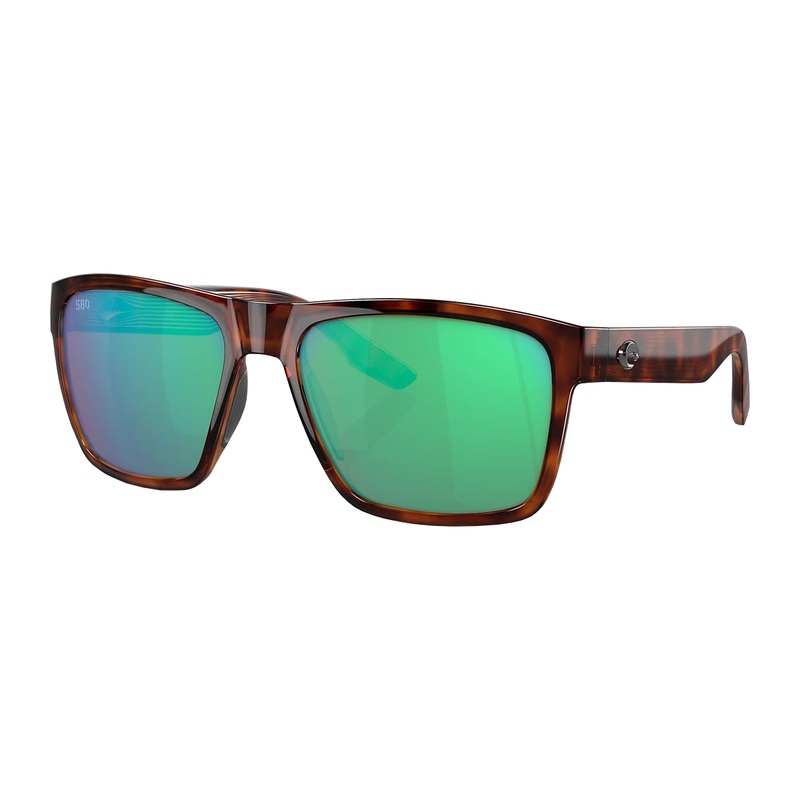 Paunch XL Sunglasses Tortoise Green Mirror 580G