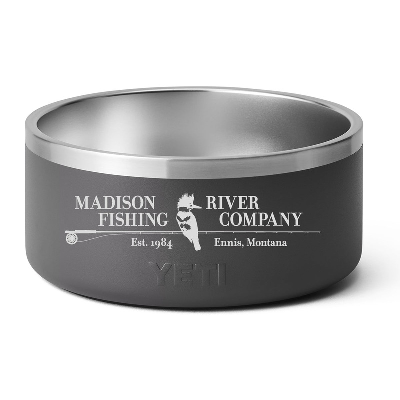 YETI Boomer 8 Large Dog Bowl MRFC Logo Charcoal