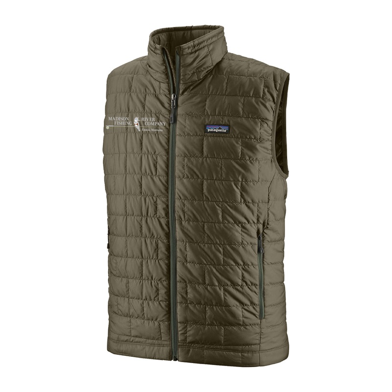 Patagonia MRFC Logo Nano Puff Vest Basin Green w/Tent Green